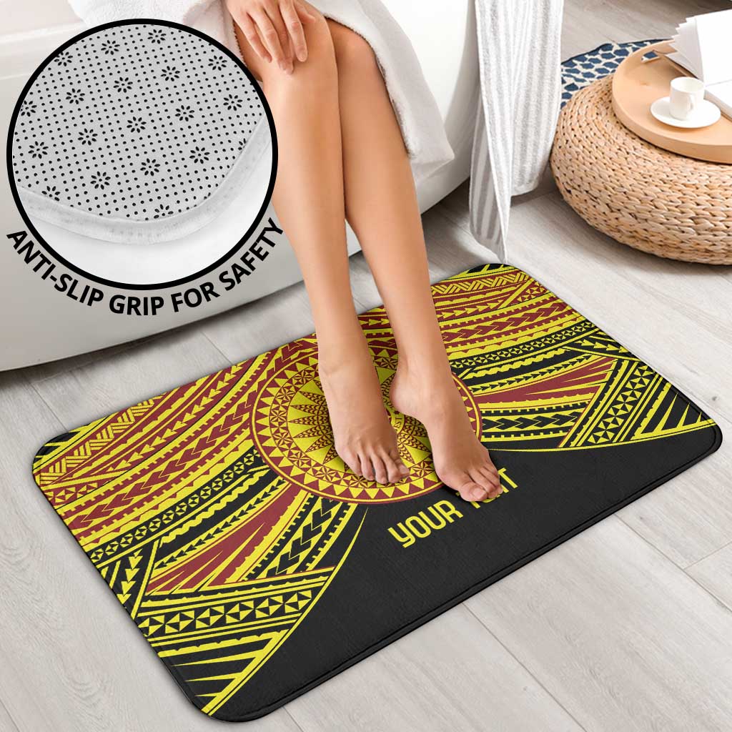 Personalised Tonga Ha apai High School Bathroom Set Ngatu Fonulei Pattern LT9 - Polynesian Pride