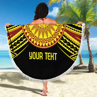 Personalised Tonga Ha apai High School Beach Blanket Ngatu Fonulei Pattern LT9 - Polynesian Pride