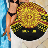 Personalised Tonga Ha apai High School Beach Blanket Ngatu Fonulei Pattern LT9 - Polynesian Pride