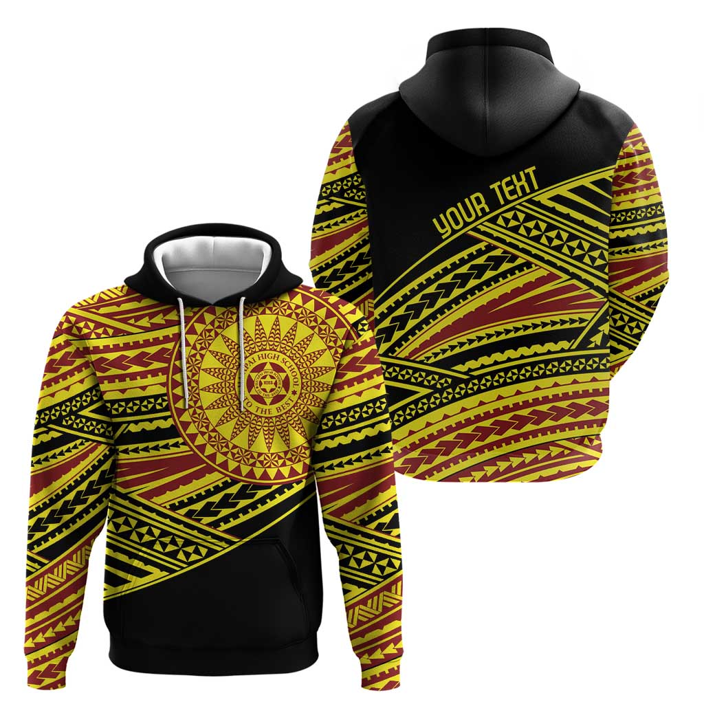 Personalised Tonga Ha apai High School Hoodie Ngatu Fonulei Pattern LT9 - Polynesian Pride