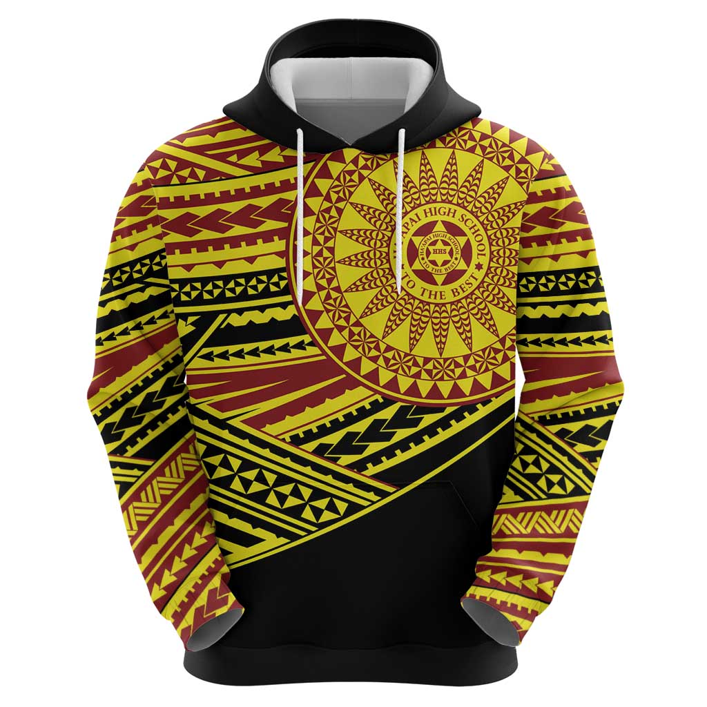 Personalised Tonga Ha apai High School Hoodie Ngatu Fonulei Pattern LT9 - Polynesian Pride