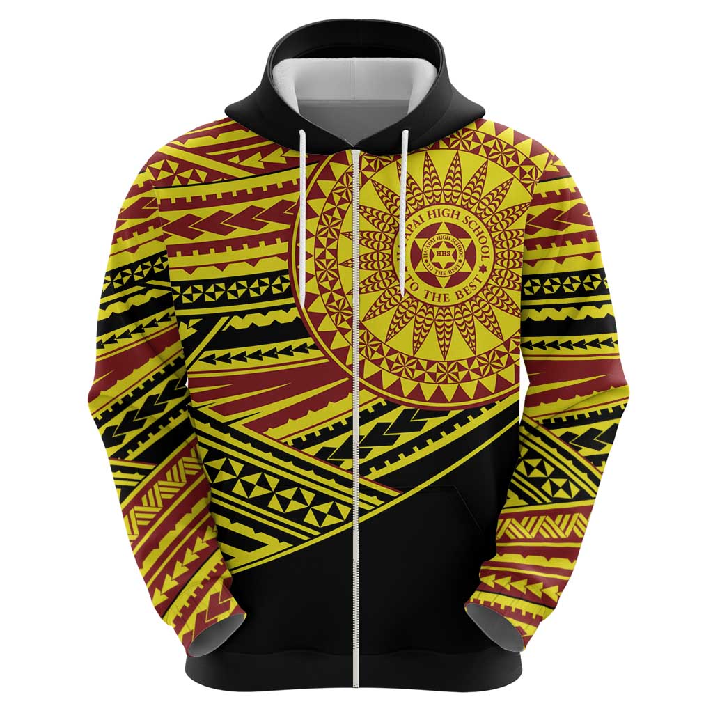 Personalised Tonga Ha apai High School Hoodie Ngatu Fonulei Pattern LT9 - Polynesian Pride