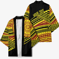 Personalised Tonga Ha apai High School Kimono Ngatu Fonulei Pattern LT9 - Polynesian Pride