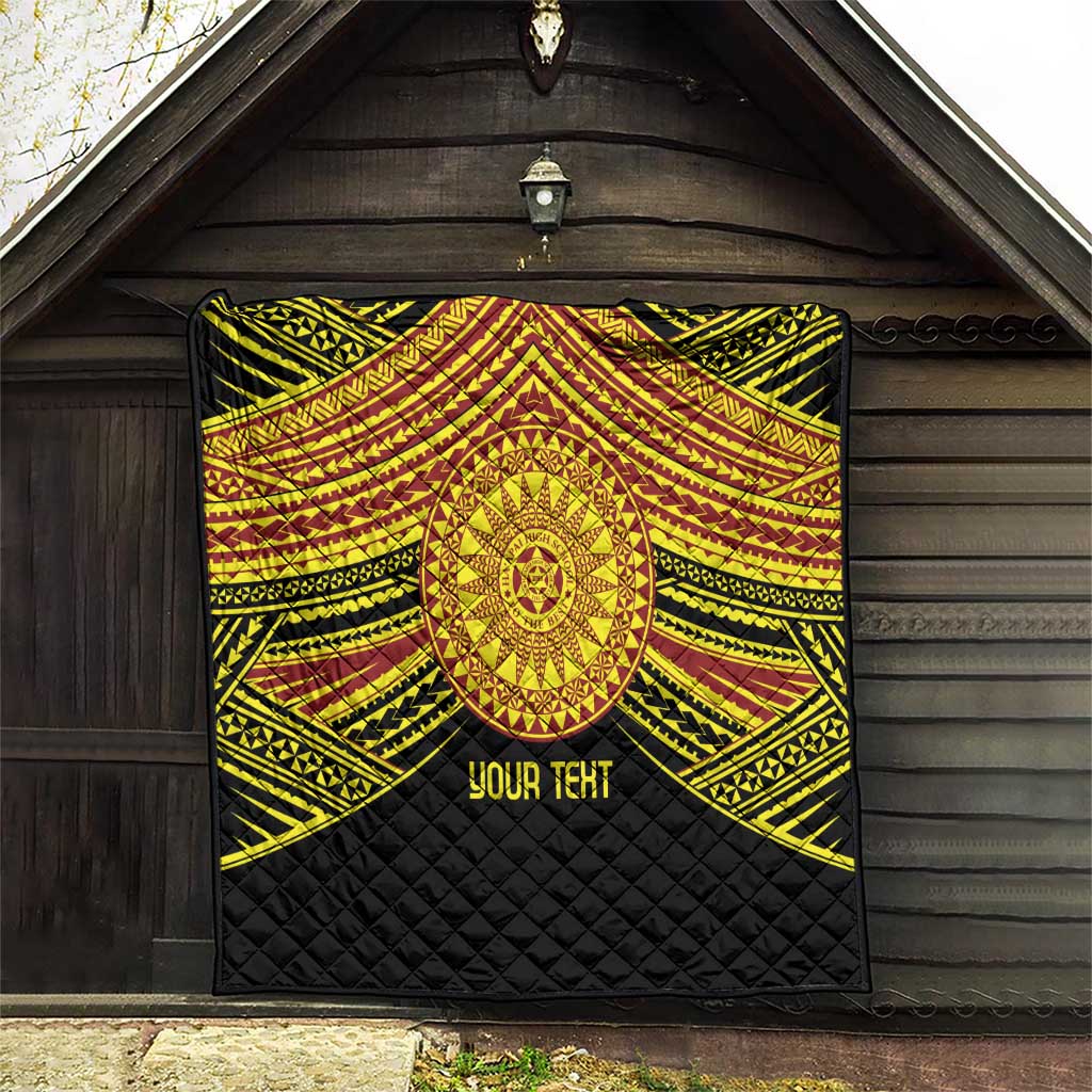 Personalised Tonga Ha apai High School Quilt Ngatu Fonulei Pattern LT9 - Polynesian Pride