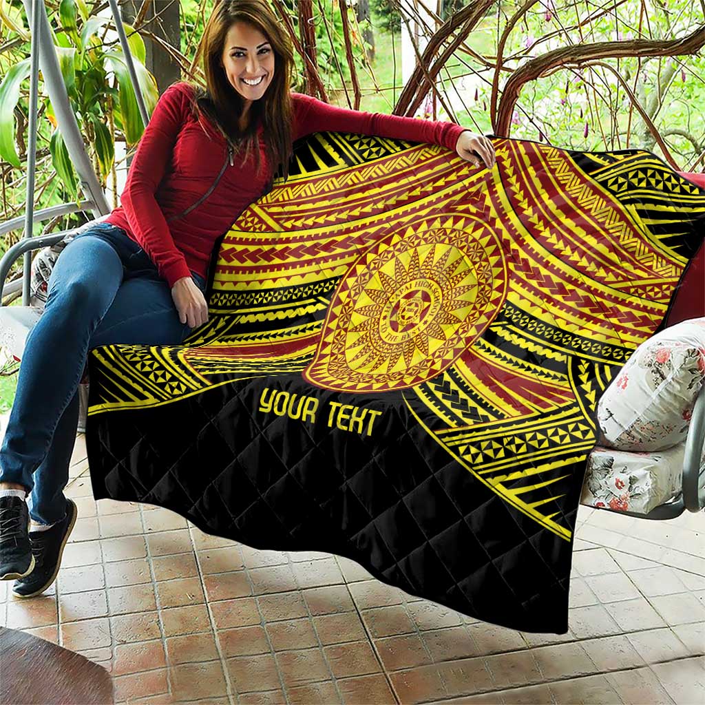 Personalised Tonga Ha apai High School Quilt Ngatu Fonulei Pattern LT9 - Polynesian Pride