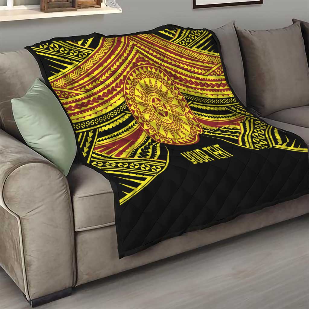Personalised Tonga Ha apai High School Quilt Ngatu Fonulei Pattern LT9 - Polynesian Pride