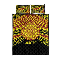 Personalised Tonga Ha apai High School Quilt Bed Set Ngatu Fonulei Pattern LT9 - Polynesian Pride