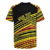 Personalised Tonga Ha apai High School Rugby Jersey Ngatu Fonulei Pattern LT9 - Polynesian Pride