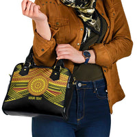 Personalised Tonga Ha apai High School Shoulder Handbag Ngatu Fonulei Pattern LT9 - Polynesian Pride