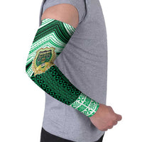 Personalised Tonga Saineha High School Arm Sleeves Polynesian Ngatu Tribal LT9 - Polynesian Pride