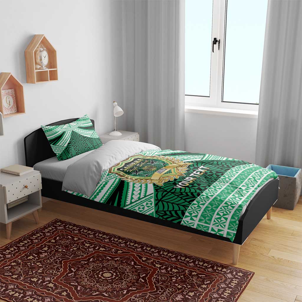 Personalised Tonga Saineha High School Bedding Set Polynesian Ngatu Tribal LT9 - Polynesian Pride