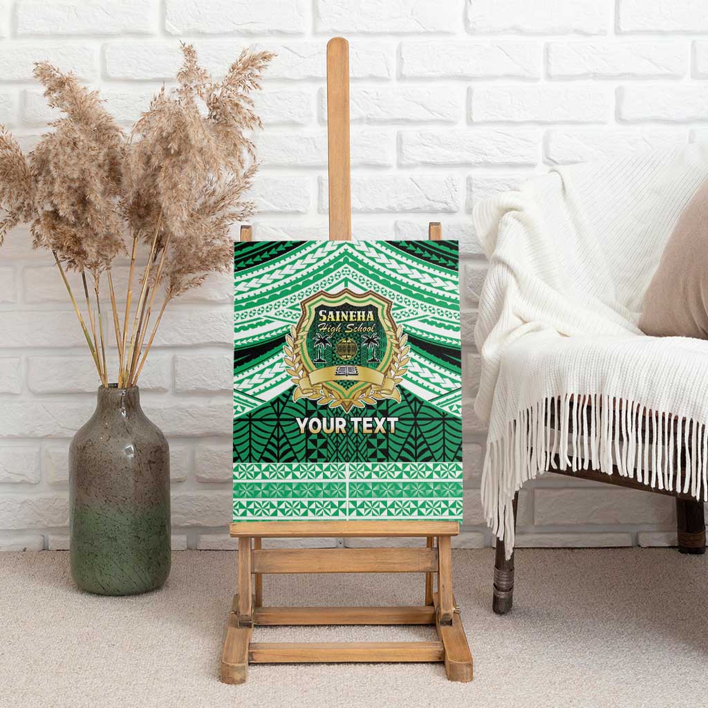 Personalised Tonga Saineha High School Canvas Wall Art Polynesian Ngatu Tribal LT9 - Polynesian Pride