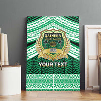 Personalised Tonga Saineha High School Canvas Wall Art Polynesian Ngatu Tribal LT9 - Polynesian Pride