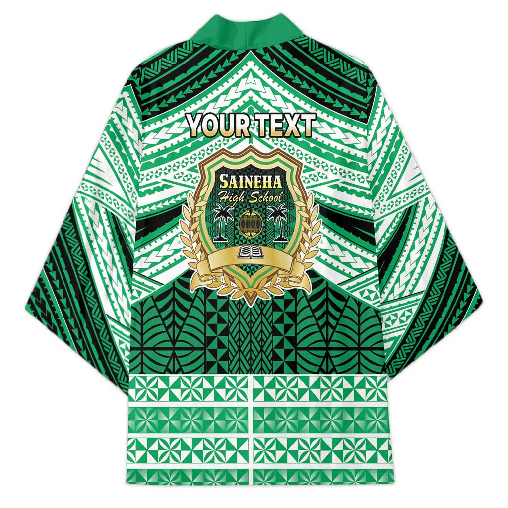 Personalised Tonga Saineha High School Kimono Polynesian Ngatu Tribal LT9 - Polynesian Pride