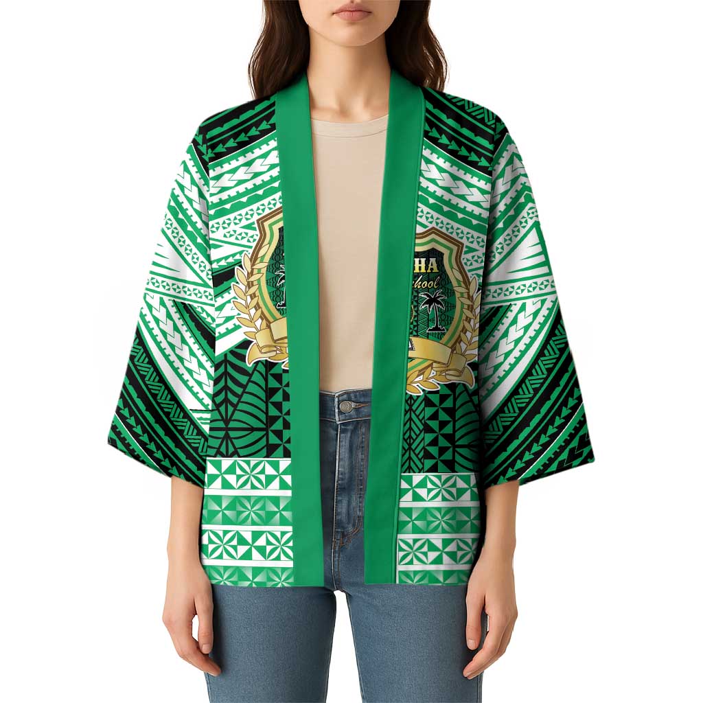 Personalised Tonga Saineha High School Kimono Polynesian Ngatu Tribal LT9 - Polynesian Pride