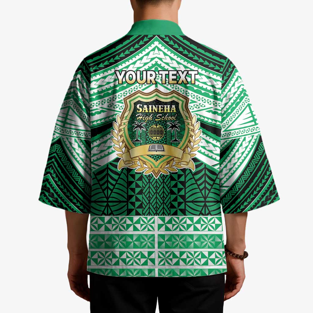 Personalised Tonga Saineha High School Kimono Polynesian Ngatu Tribal LT9 - Polynesian Pride