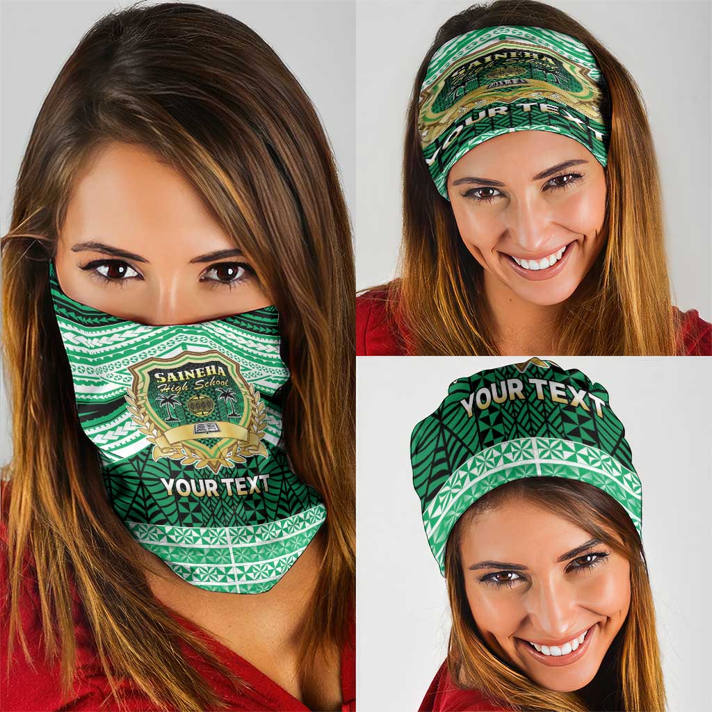 Personalised Tonga Saineha High School Neck Gaiter Polynesian Ngatu Tribal LT9 - Polynesian Pride