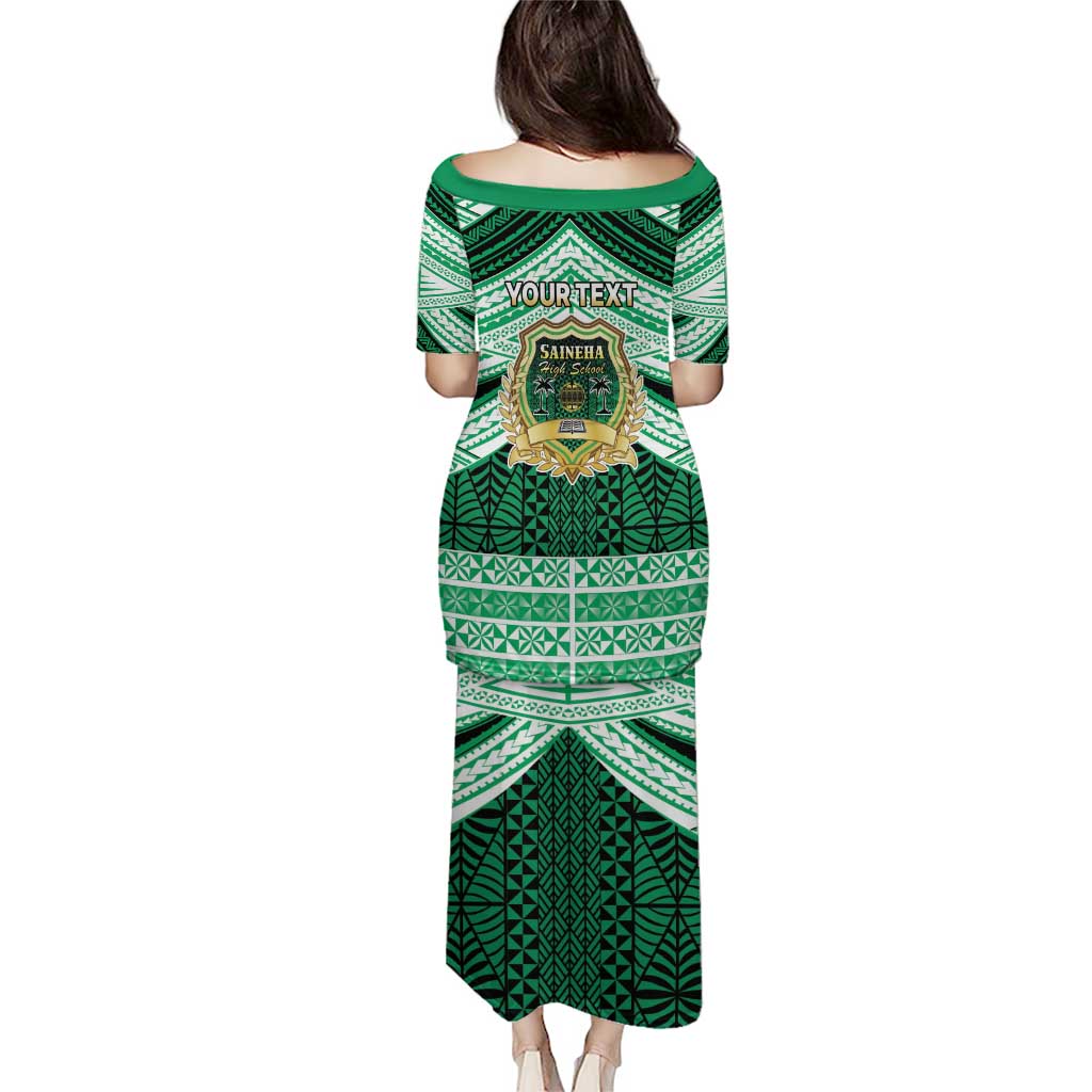 Personalised Tonga Saineha High School Puletasi Polynesian Ngatu Tribal LT9 - Polynesian Pride