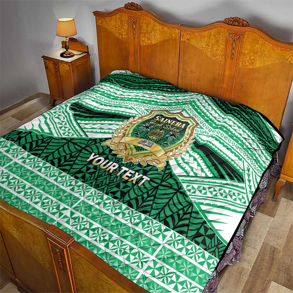 Personalised Tonga Saineha High School Quilt Polynesian Ngatu Tribal LT9 - Polynesian Pride