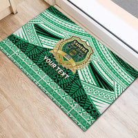 Personalised Tonga Saineha High School Rubber Doormat Polynesian Ngatu Tribal LT9 - Polynesian Pride