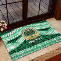 Personalised Tonga Saineha High School Rubber Doormat Polynesian Ngatu Tribal LT9 - Polynesian Pride