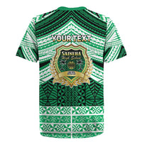 Personalised Tonga Saineha High School Rugby Jersey Polynesian Ngatu Tribal LT9 - Polynesian Pride