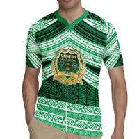 Personalised Tonga Saineha High School Rugby Jersey Polynesian Ngatu Tribal LT9 - Polynesian Pride