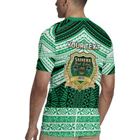 Personalised Tonga Saineha High School Rugby Jersey Polynesian Ngatu Tribal LT9 - Polynesian Pride