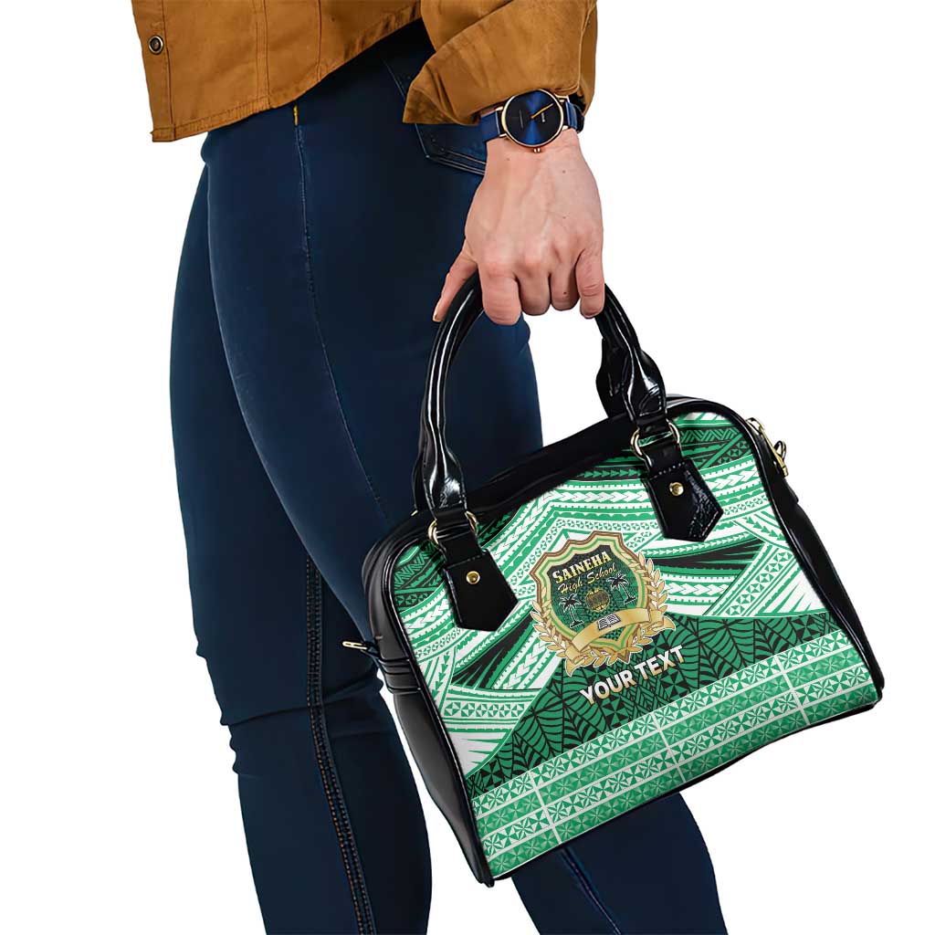 Personalised Tonga Saineha High School Shoulder Handbag Polynesian Ngatu Tribal LT9 - Polynesian Pride