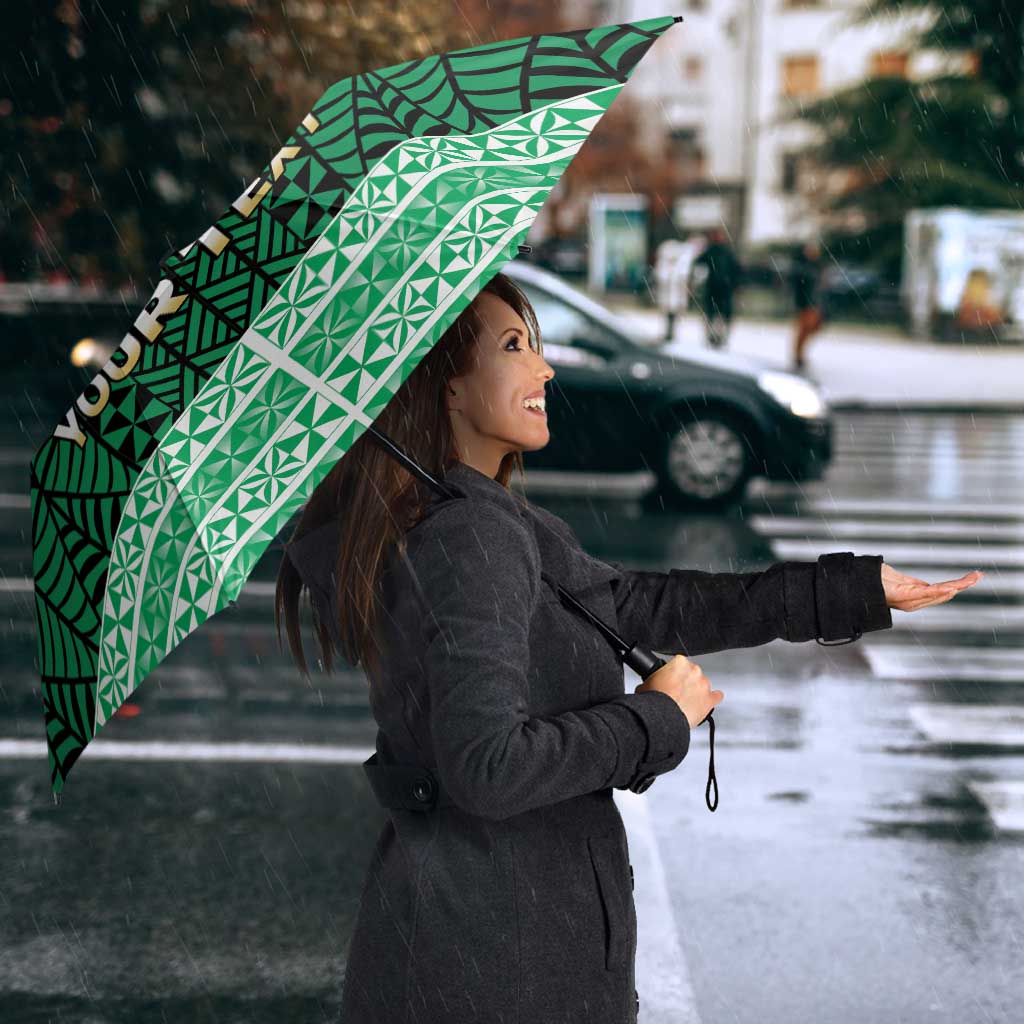 Personalised Tonga Saineha High School Umbrella Polynesian Ngatu Tribal LT9 - Polynesian Pride