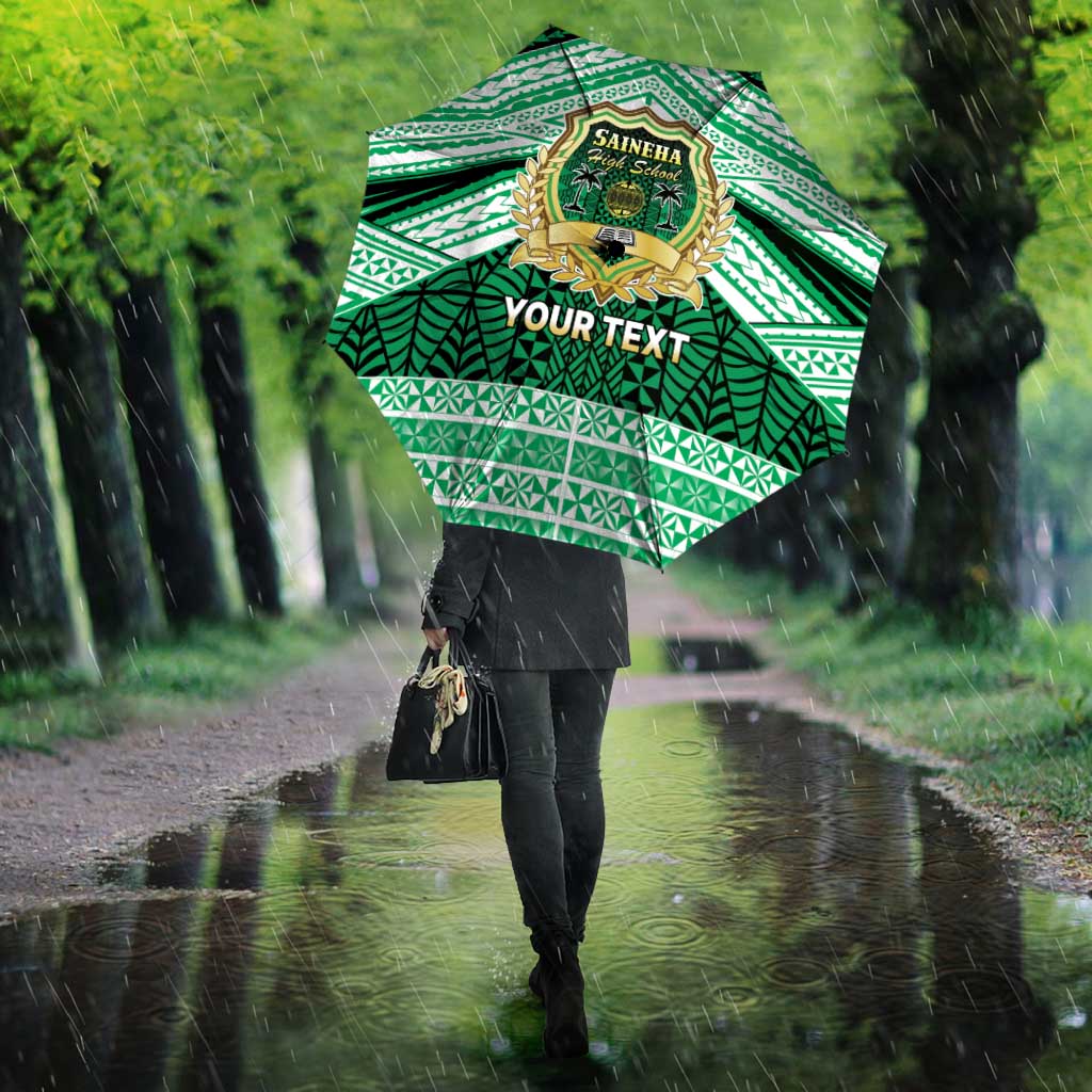 Personalised Tonga Saineha High School Umbrella Polynesian Ngatu Tribal LT9 - Polynesian Pride