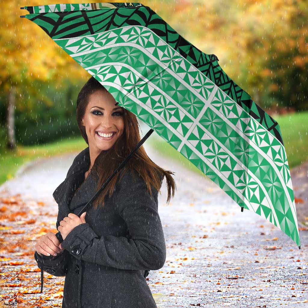 Personalised Tonga Saineha High School Umbrella Polynesian Ngatu Tribal LT9 - Polynesian Pride