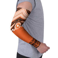 Personalised Tonga Tailulu College Arm Sleeves Polynesian Ngatu Tribal LT9 - Polynesian Pride