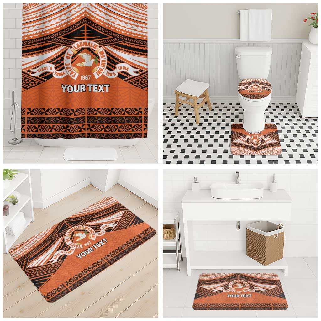 Personalised Tonga Tailulu College Bathroom Set Polynesian Ngatu Tribal LT9 - Polynesian Pride