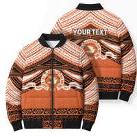 Personalised Tonga Tailulu College Bomber Puffer Jacket Polynesian Ngatu Tribal LT9 - Polynesian Pride