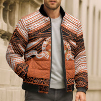 Personalised Tonga Tailulu College Bomber Puffer Jacket Polynesian Ngatu Tribal LT9 - Polynesian Pride