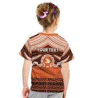 Personalised Tonga Tailulu College Kid T Shirt Polynesian Ngatu Tribal LT9 - Polynesian Pride