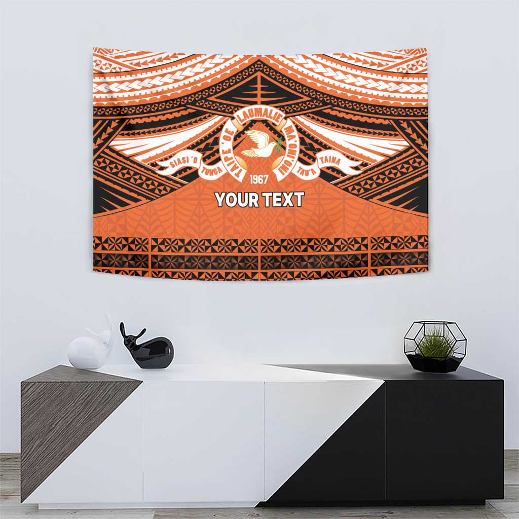 Personalised Tonga Tailulu College Tapestry Polynesian Ngatu Tribal LT9 - Polynesian Pride