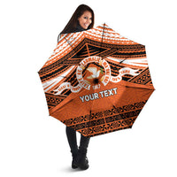 Personalised Tonga Tailulu College Umbrella Polynesian Ngatu Tribal LT9 - Polynesian Pride