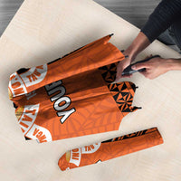 Personalised Tonga Tailulu College Umbrella Polynesian Ngatu Tribal LT9 - Polynesian Pride