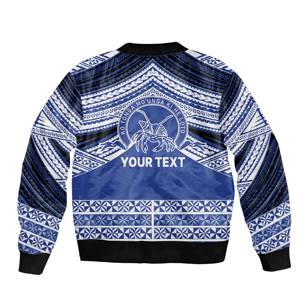 Personalised Tonga Taufa'ahau Pilolevu College Bomber Jacket Polynesian Ngatu Tribal LT9 - Polynesian Pride