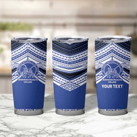 Personalised Tonga Taufa'ahau Pilolevu College Tumbler Cup Polynesian Ngatu Tribal LT9 - Polynesian Pride