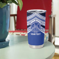 Personalised Tonga Taufa'ahau Pilolevu College Tumbler Cup Polynesian Ngatu Tribal LT9 - Polynesian Pride