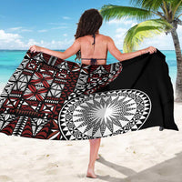Red Tongan Ngatu Fonulei Pattern Sarong LT9 - Polynesian Pride