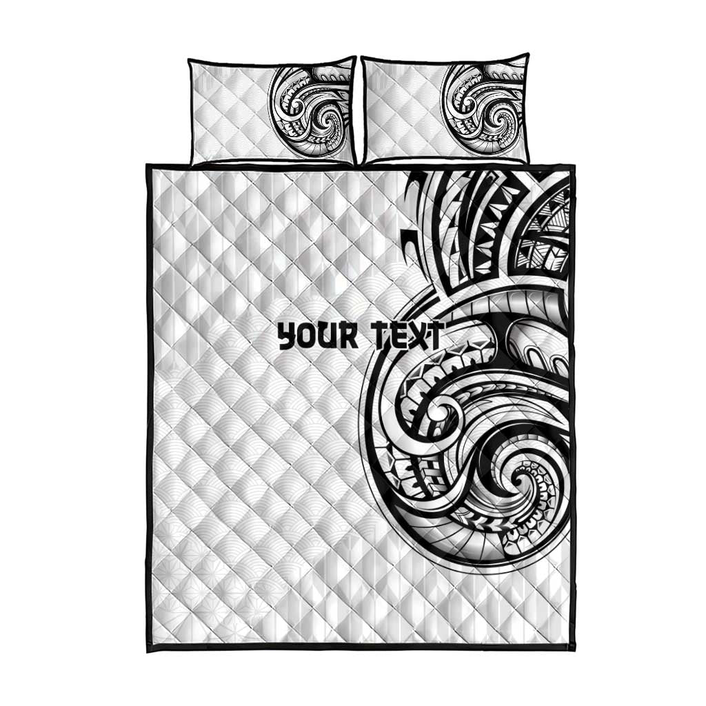 Hawaii and Japanese Culture Personalised Quilt Bed Set With Polynesian Tribal Tattoo Style LT9 - Polynesian Pride