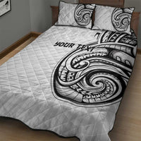 Hawaii and Japanese Culture Personalised Quilt Bed Set With Polynesian Tribal Tattoo Style LT9 - Polynesian Pride