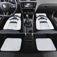 Japan Pacific Rugby 2022-23 Custom Car Mats Black Sakura Japanese Wave Pattern LT9 Set 4pcs Black - Polynesian Pride