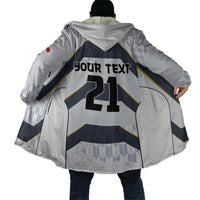 Japan Pacific Rugby 2022-23 Custom Cloak Black Sakura Japanese Wave Pattern LT9 - Polynesian Pride