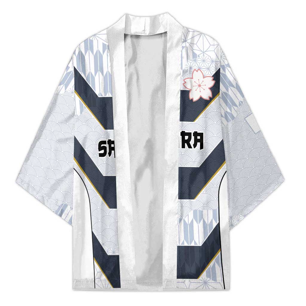 Japan Pacific Rugby 2022-23 Custom Kimono Black Sakura Japanese Wave Pattern LT9 Unisex Black - Polynesian Pride