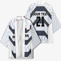 Japan Pacific Rugby 2022-23 Custom Kimono Black Sakura Japanese Wave Pattern LT9 - Polynesian Pride